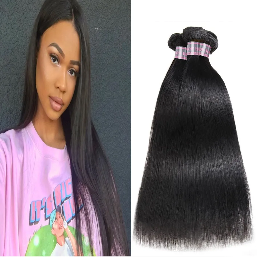 Ishow Body Wave Menselijk Haar Bundels 3/4 / 5 Stks Peruviaanse rechte uitbreidingen Water Losse Diep Maagd Weave voor Vrouwen 8-28Inch