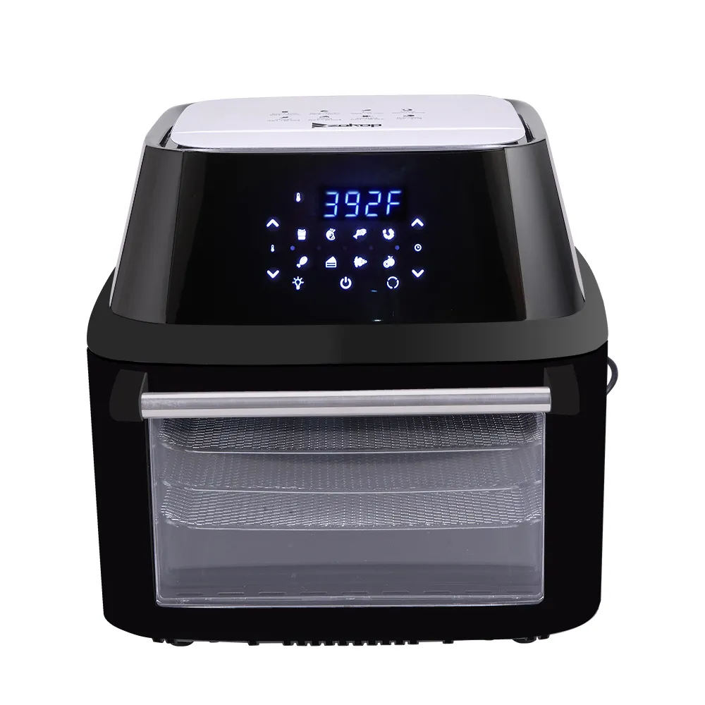 Vente en gros 1800A-D2 US 120V 16.91Quarts / 16L Friteuse à air 1800W Noir