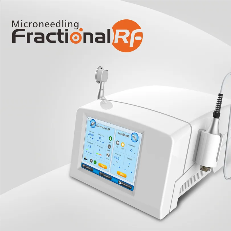 Fraktionell mikronedling RF-enheter Anti Agging Face Machine Hud Nålverk Maskin Hudföryngring ärravlägsnande