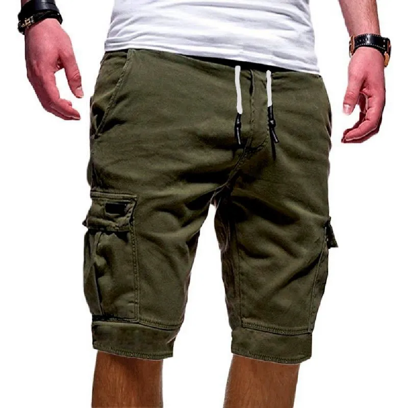 HEFLASHOR 2019 Neue Herren Shorts Fitness Casual Kordelzug Kurze Hosen Hohe Qualität Shorts männer Multi-tasche Sport