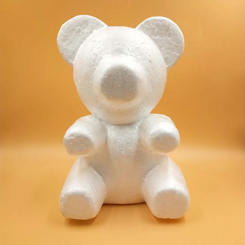 3pcs foam bear mold polystyrene bear craft shapes Christmas Party Favors  Gift