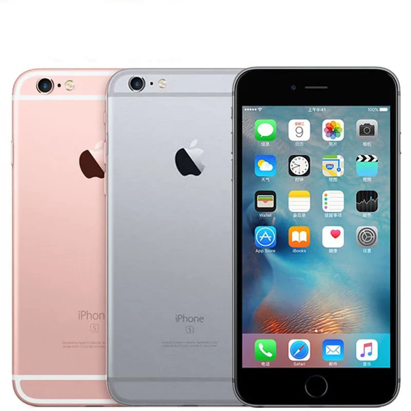 Apple iPhone 6S Plus مقفلة 5.5 "IOS 16GB / 64GB / 128GB ROM 2GB RAM المزدوج الأساسية 4G LTE 6SP الهاتف الخليوي المحمول