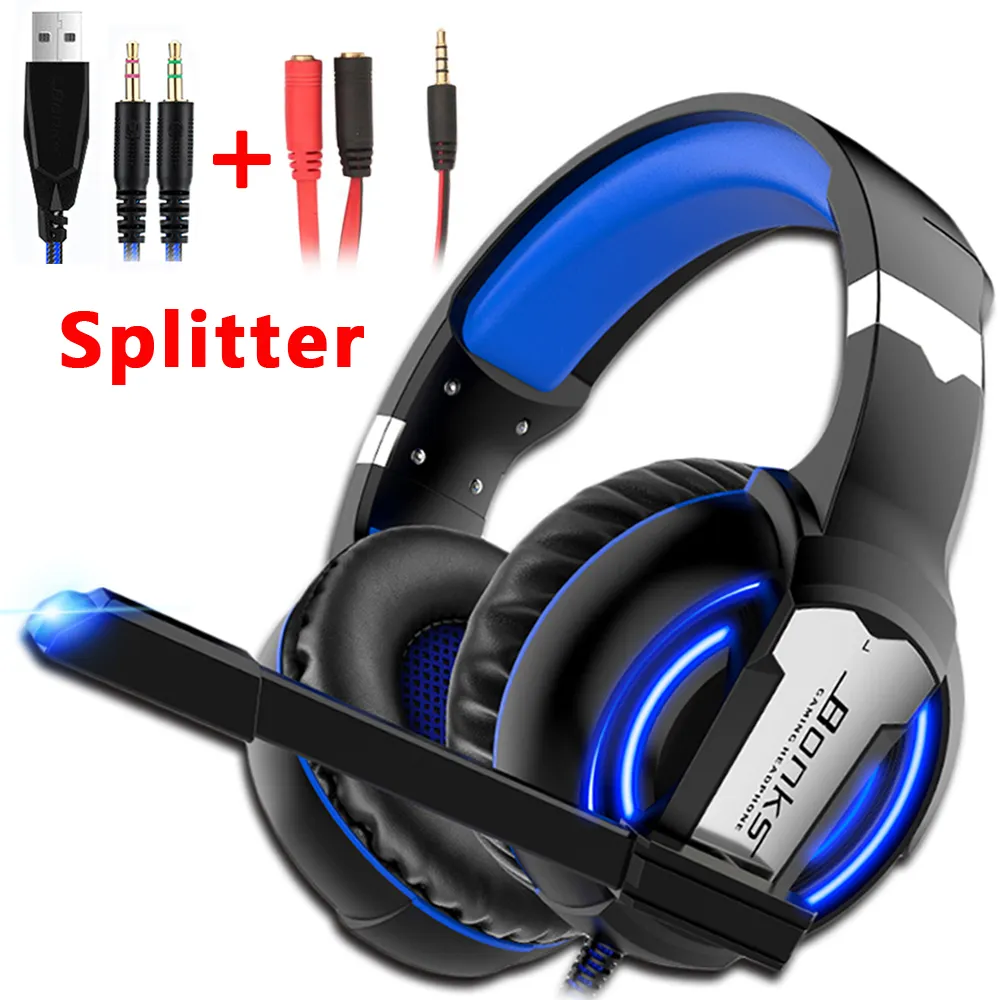 Auriculares Stereo PC / PS4 / PS5 / Xbox Gaming Led RGB COOL Tuned