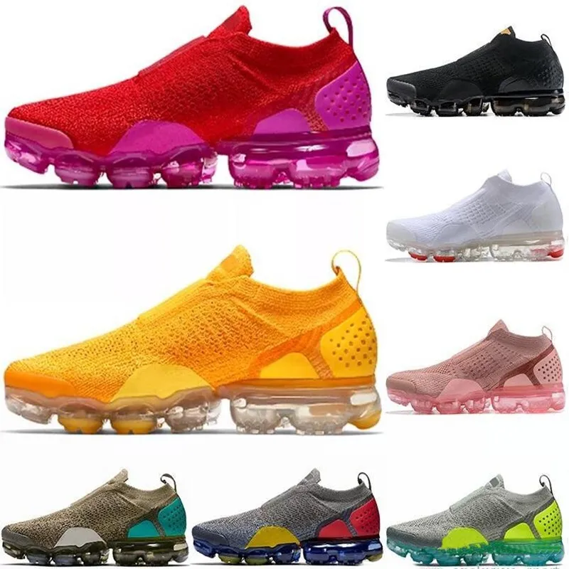 vapormax vapor max air 2019 Yeni Moc 2 Laceless Sprite 2.0 Koşu Ayakkabıları Desiginer FK Rahat Ayakkabılar Erkek Kadın Sneakers Spor Eğitmenler Ayakkabı