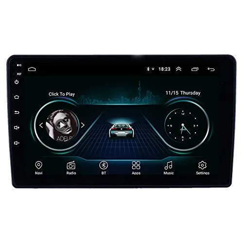 Android 9 -tums pekskärm GPS -navigeringsbil Video Multimedia för 2002 Toyota Vios med Bluetooth USB WiFi Support CarPlay SWC Bakkamera