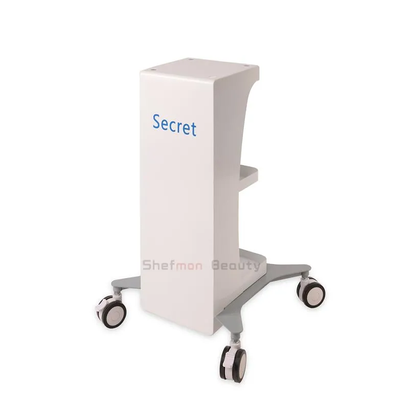 Hot Sale Salon Trolley Stand Varukorg Hifu Machine Microneedle Beauty Device Floor Stående Tillbehör Gratis frakt