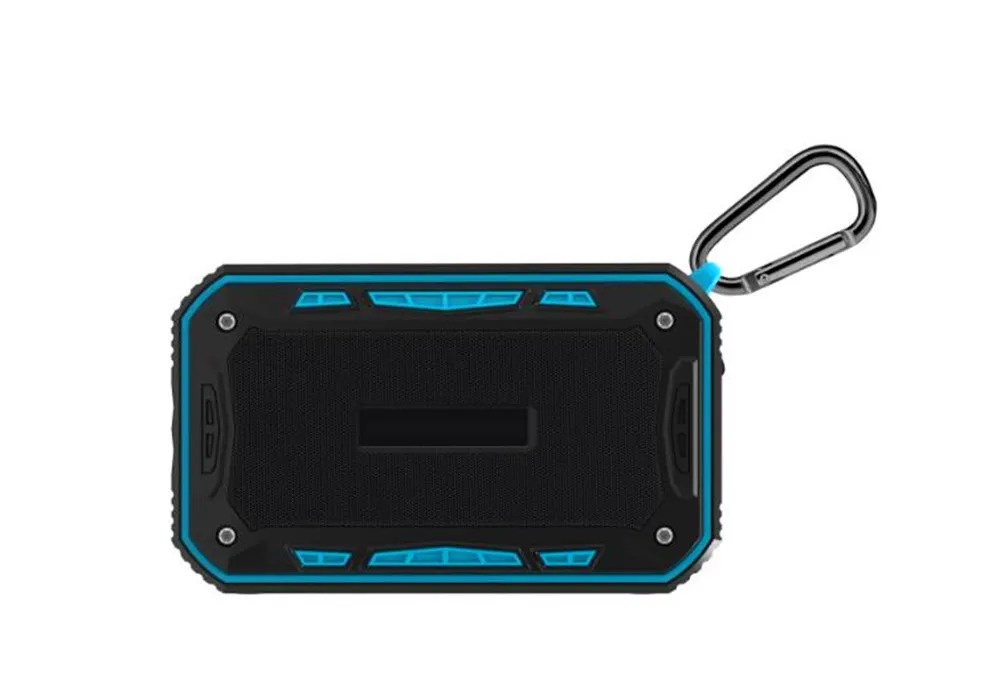 Haut-parleur Bluetooth étanche extérieur sans fil Mini caisson de basses mains libres portable Support carte TF Radio FM Aux avec crochet vente au détail IP67 S618