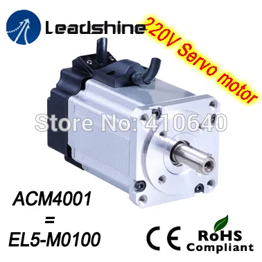 Leadshine 220V AC servomotor ACM4001L2H-60-B NEMA16 frame max 5000 rpm y 0.954 Nm uso de par junto con L5-100-T drive