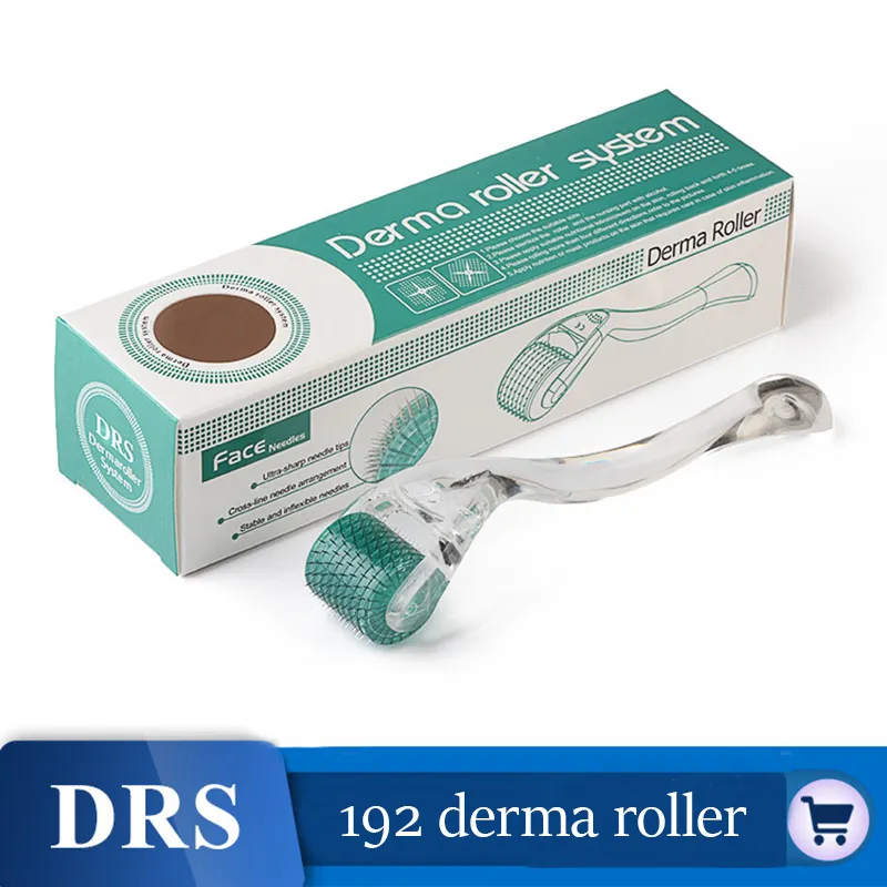 DRS Titanium Micro Needle dermaroller for Skin Rejuvenation Wrinkle Acne Scar Dark Circle 192 Micro Needle Derma Roller