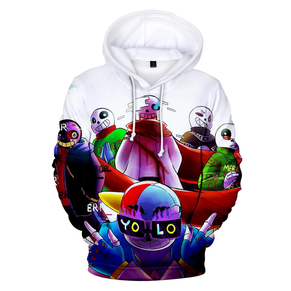 2019 Nyaste Företag Sweatshirt Män / Kvinnor Rolig Kawaii Hoodie Harajuku stil Hot spel Hoodie 3D Print Expule Pullover Hooded