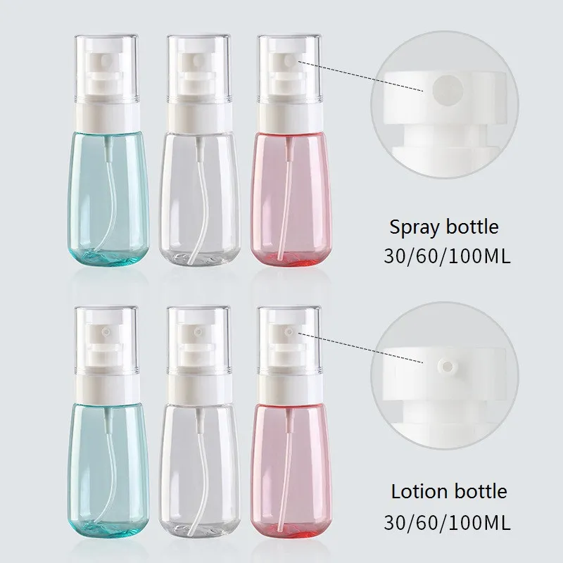 Lotion Sample Bottles Plastic Travel Bottling Water Spray Bottles Travel Liquid Bottling Shampoo Lotion Shower Gel Dispenser