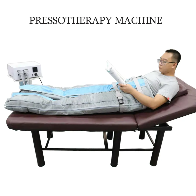 Chegada nova pressão de ar de emagrecimento terno Pressão Terapia Pressoterapia Air Wave uso Salon Pressão máquina de emagrecimento corpo