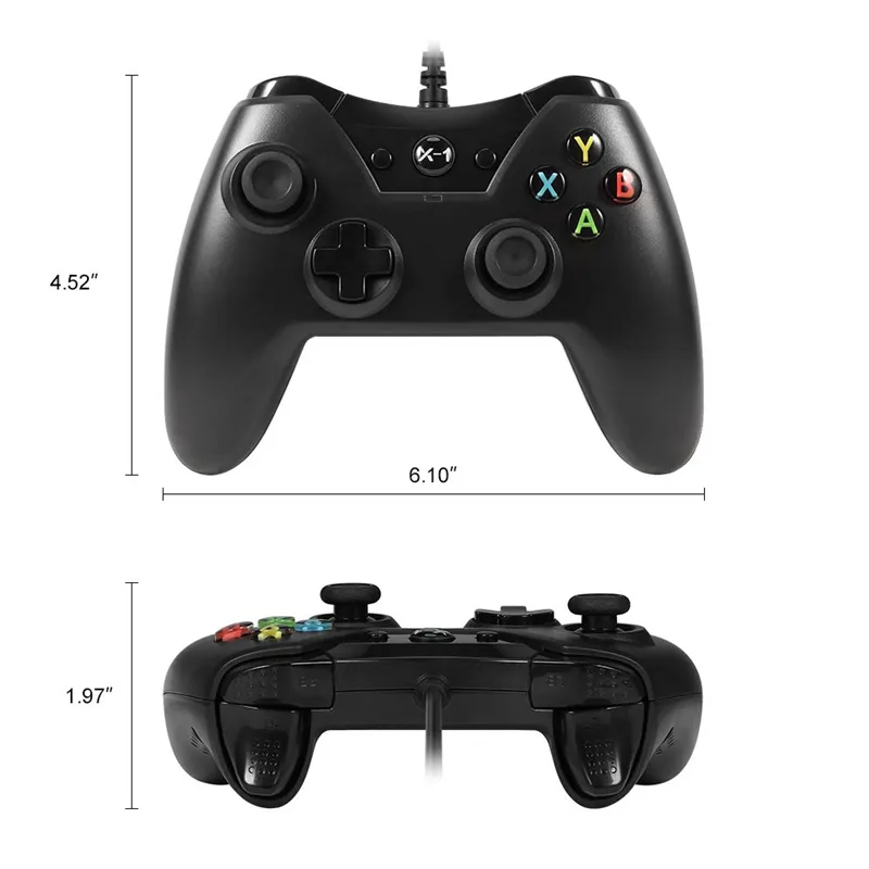 USB Wired Controller Controle Xbox One Controller Gamepad Joystick PC Microsoft