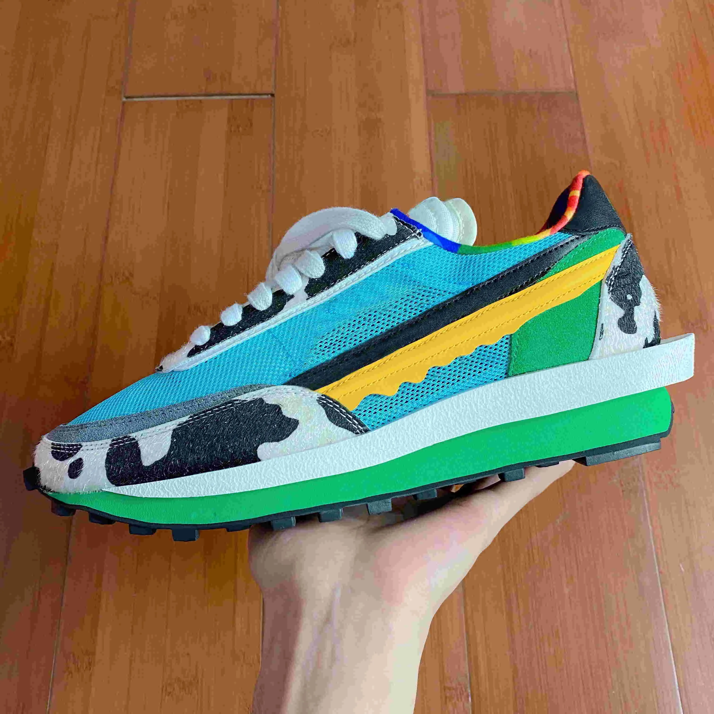 5 Estrellas 2020 New LD Waffle Blue Multi Daybreak Mesh Upper