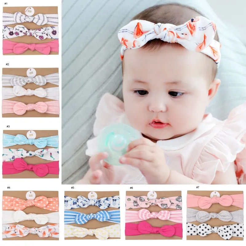 Baby Girl Headband Kids Knot Bows Bunny Band Headband Girl Birthday