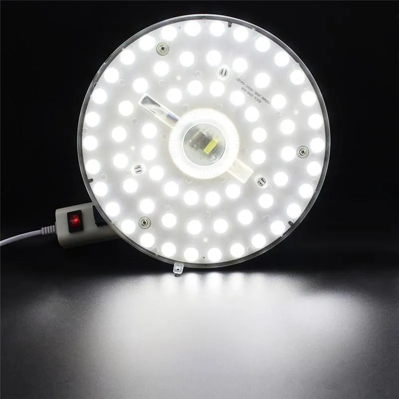 KZQ 18W Smd5730 LED Plafonnier Cercle Lumière Module Lampe Panneau  Circulaire Ac220V - 18W