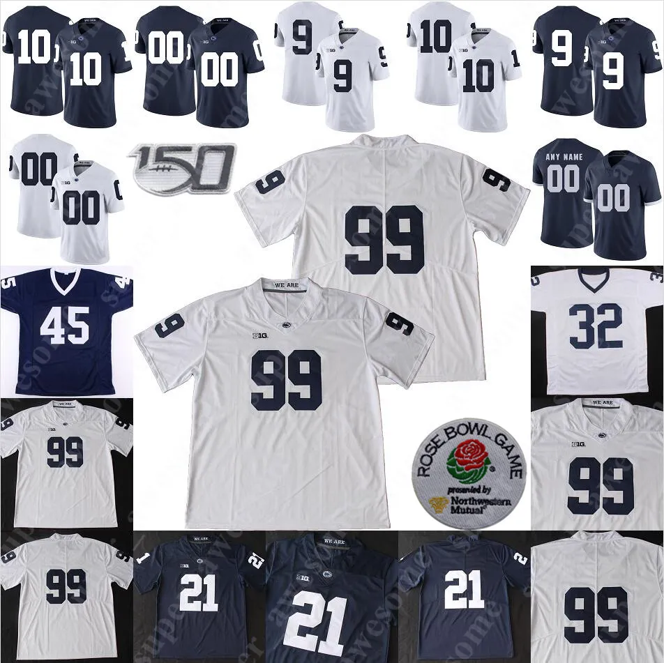 Penn State Nittany Football Jersey Jahan Dotson Pat Freiermuth Ellis Brooks Adisa Isaac Nick Bowers John Reid Ricky Slade Micah Parsons