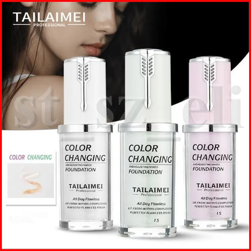 Tailaimei Pro Classic 40 ml TLM Color Changing en Passing Naked Foundation Magic All Day Flawless Losse Finish Liquid Concealer