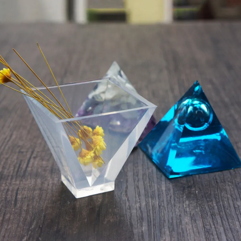 Pyramid Resin Mold, Epoxy Resin Mold for Jewelry/ Petite to Large