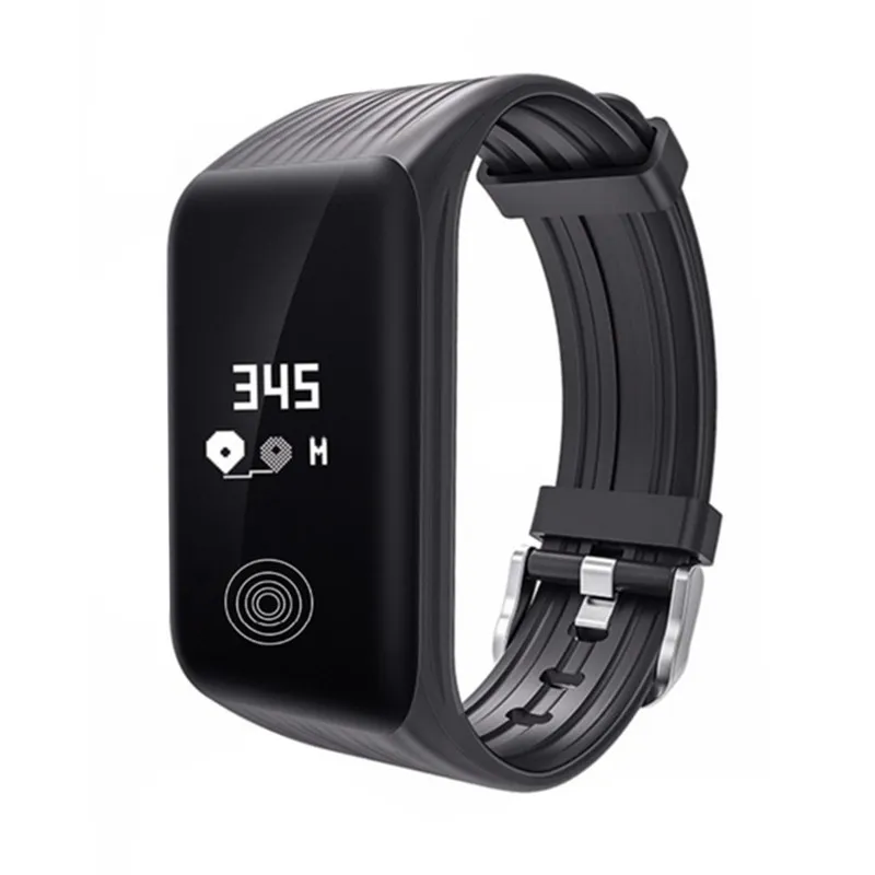 K1 Fitness Tracker Akıllı Bilezik Kalp Hızı Monitörü Su Geçirmez Akıllı İzle Etkinlik Spor Tracker Kol Saati iPhone Apple Android Izle