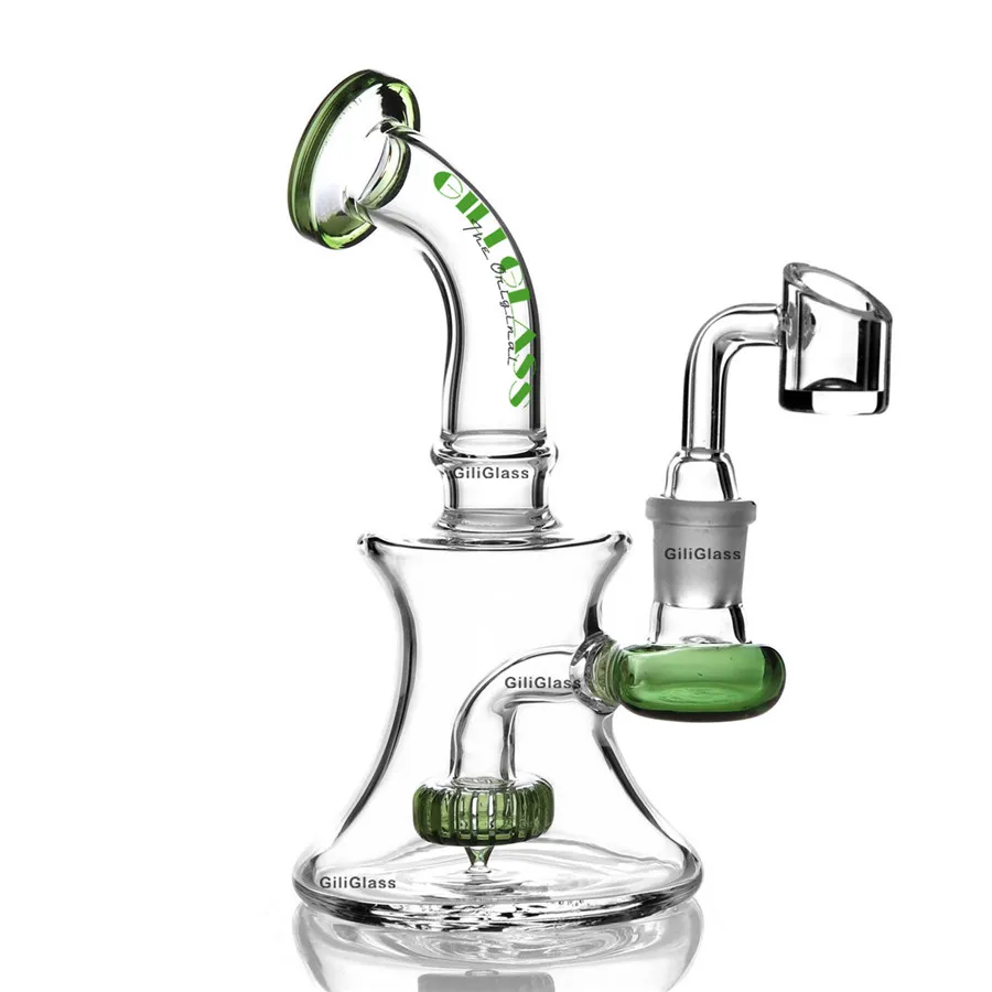 Bong Wasserpfeife Mini Bongs Glaspfeifen berauschende bunte Dab Rig Bohrinseln Wachs Hitman Becher Reifen Perc Rauchzubehör Wasserpfeifen