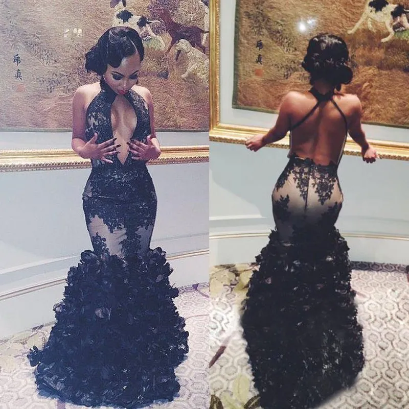 Mermaid sleeveless sales prom dress