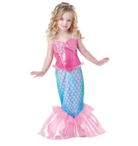 BAMBINA MERMAID ASSEGGIO KIDS CAPPERSA PRINCIPRISSA COSTRUTTO COSTUMENTO MERMAID SEGLI ASSEGGI