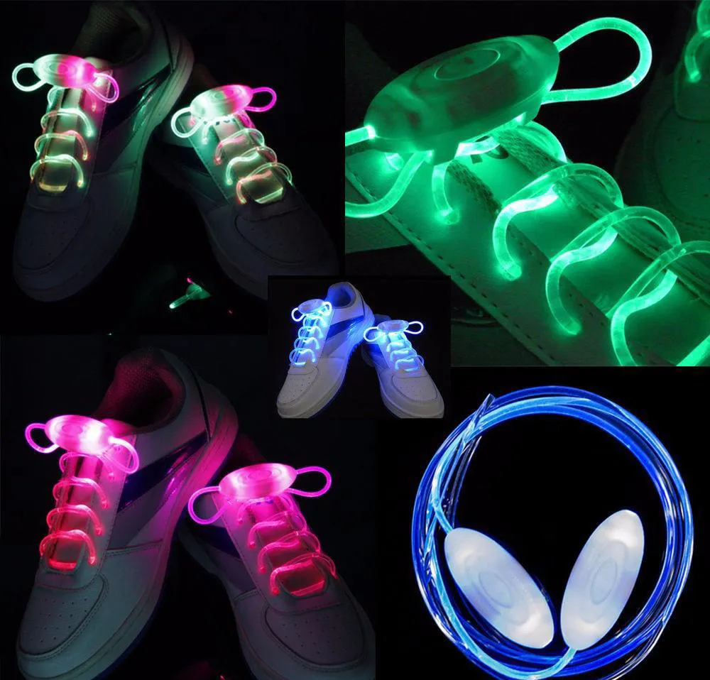 Glowing LED Shoelaces Light Up Multicolor Luminous Shoelaces For 2024 Sports Disco Party Night Activities From Qinqin342 0.79 DHgate.Com