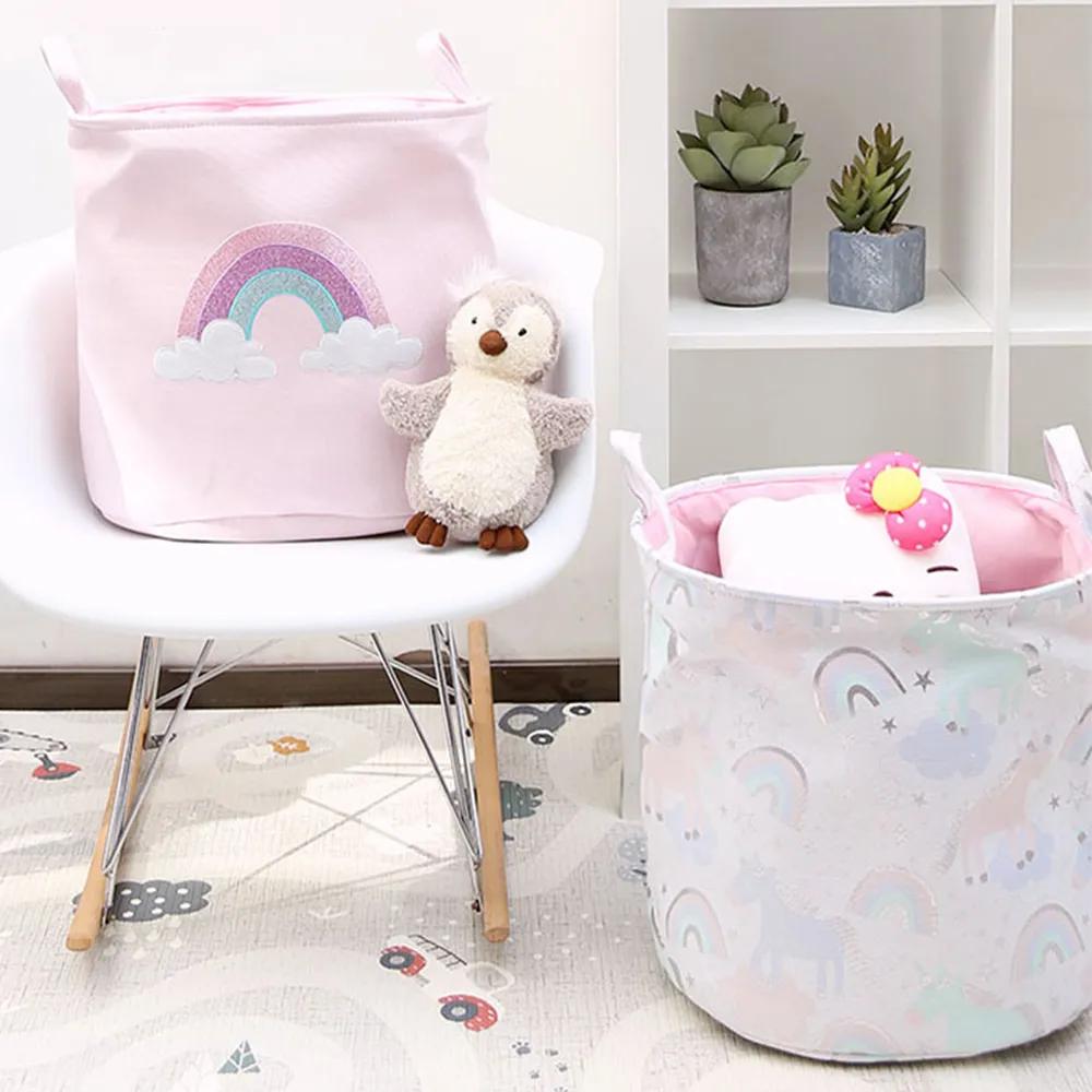 Brillant Arc En Panier À Linge Bébé Enfants Jouets Baril De Stockage  Vêtements Sales Seau De Stockage Panier À Linge Jouets Organisateur Pour  Fille T200415 Du 10,73 €