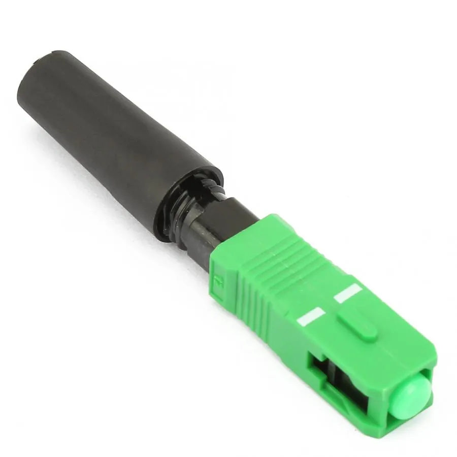 Freeshipping Fiber Optic Fast Connector 100pcs SC/APC Optic Fiber Embedded Quick Assembly Connector Adapter for FTTH Fiber Connector