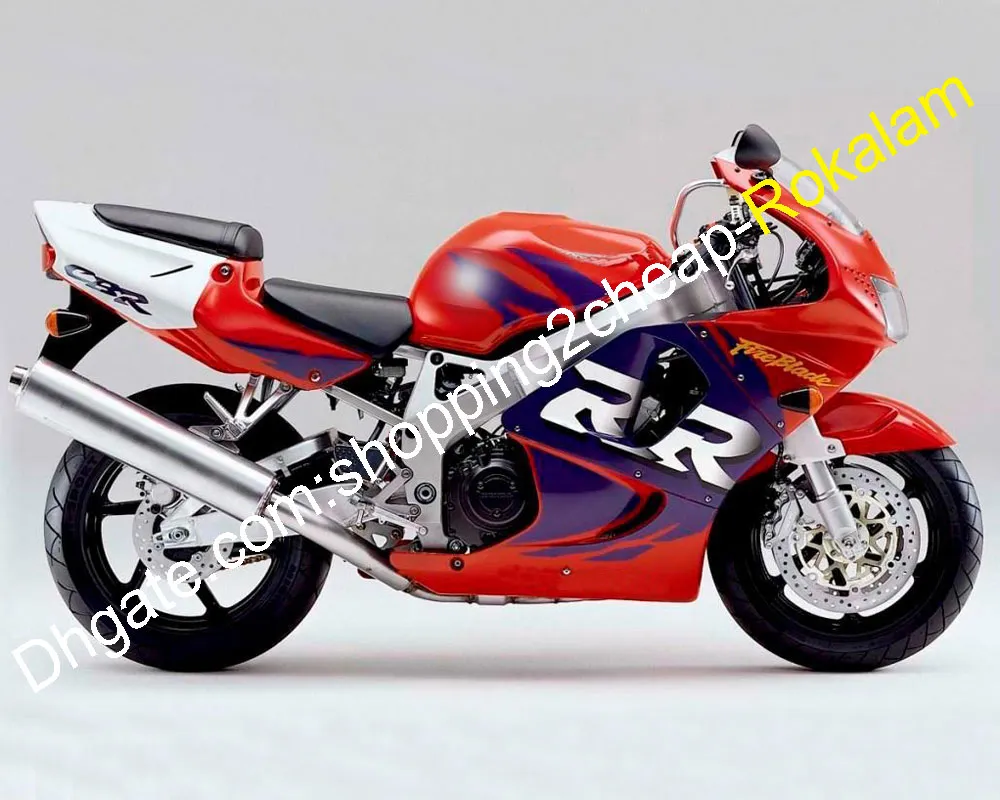 Ensemble de carénage de Moto pour Honda CBR900RR Fireblade 919 900RR 1998 1999 CBR 900 RR Kit de carrosserie de capots de moto rouge violet 98 99