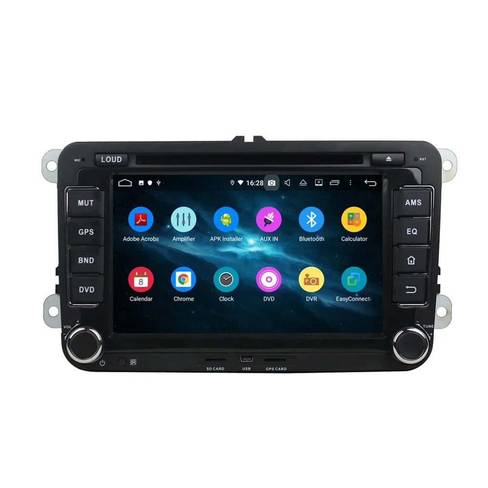 DSP Octa Core 7" Android 9.0 Autoradio DVD GPS Auto DVD für VW Passat Golf Skoda Polo CC Jetta Tiguan Seat Touareg 4 GB RAM 32 GB ROM