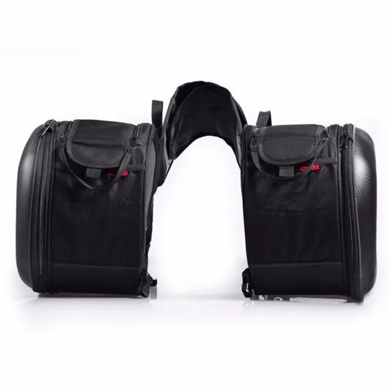 Sac De Selle De Moto Étanche Côté Coffre SaddleBag Sacs À Bagages