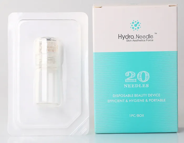 Agulha Hydra Automática 20 frascos Aqua Micro Channel Mesoterapia Agulha de Ouro Fine Touch System derma stamp