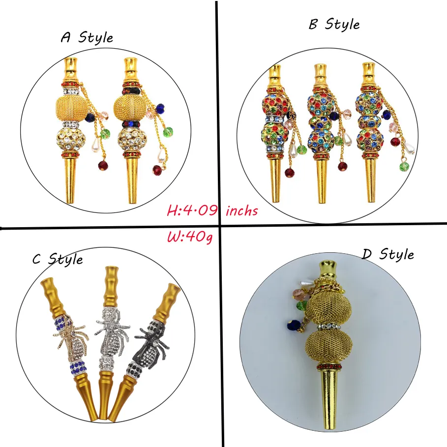 NEW Handmade Metal Hookah Mouthpiece Mouth Tips Pendant Arab Shisha