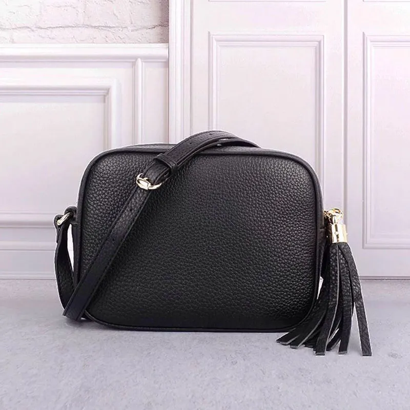 Mulheres Designer de Luxo Soho Saco Saco 308364 bolsas de couro real bolsas de borla casual bolsa de topo qualidade crossbody macio clássico pequeno ombro camera sacos