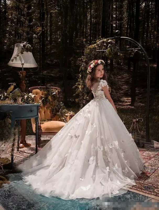 custom made princess dresses Custom Made Girls Princess Dress Tulle Jewel Neck,... From Babynice666,  $100.83