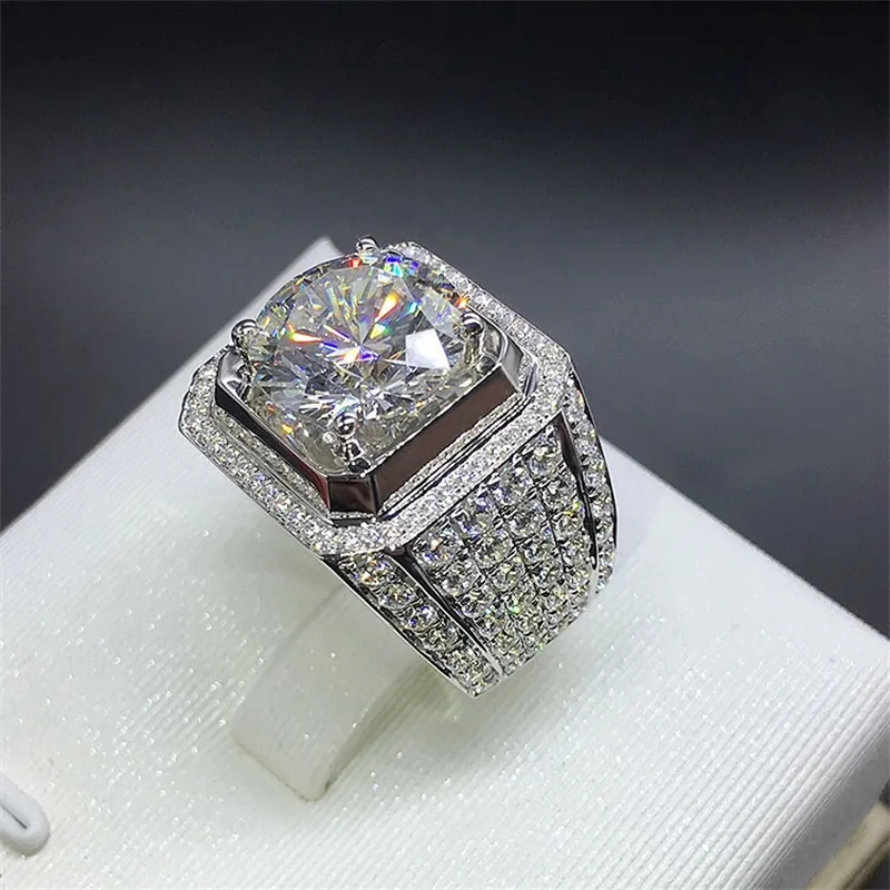 18k Gold Plated Cubic Zirconia Ring For Men Luxury Bling Fashion Trending  Hip Hop Jewelry For Weddings, Engagements, And Parties Big Size Hip248e  Gift From Qz46, $33.49 | DHgate.Com