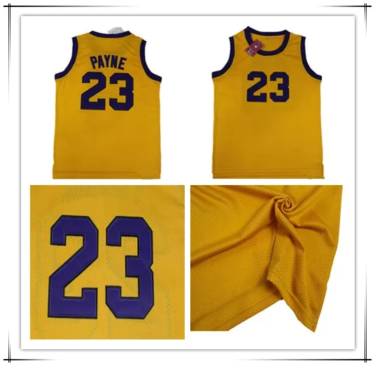 Pas cher Hommes 23 Martin Payne Jersey Martin TV Show Le film Basketball Jerseys Stitched Team Yellow Mix Order Size S-XXL