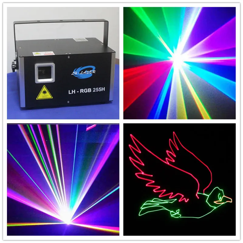 3.5W Analog Modulation RGB with SD laser lighting LOGO advertising machine show projector light
