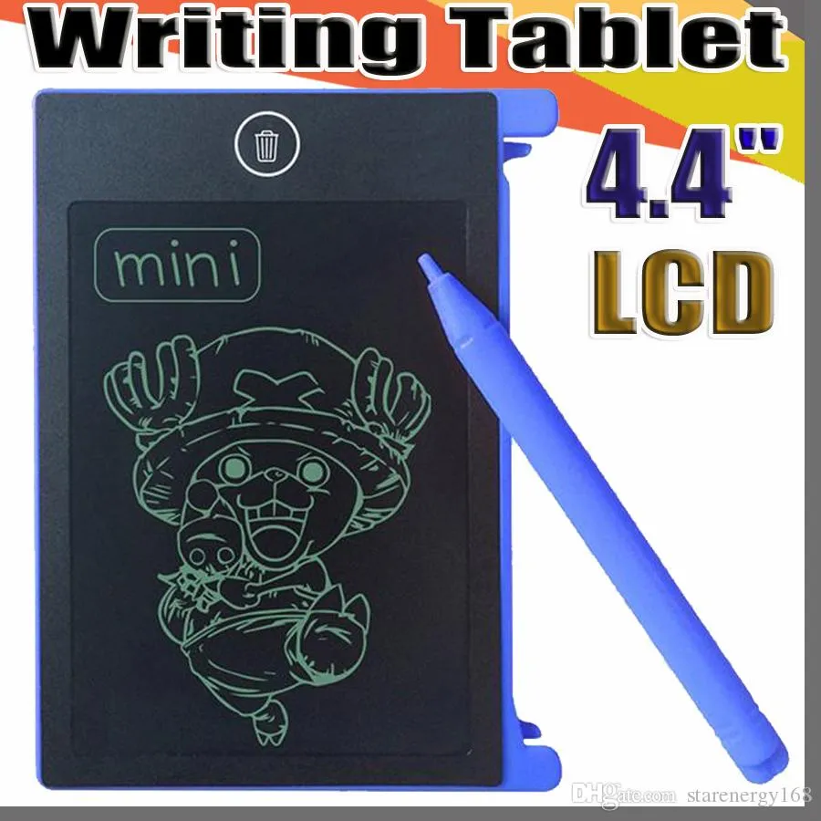 20X 4.4 inch mini LCD Writing Tablet Graffiti Drawing Tablet for Kids Digital Handwritting Pads draft with OPP Bag