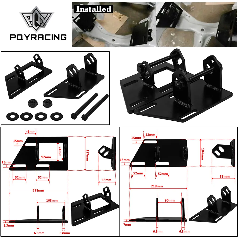 PQY  -  1983  -  2005年のシボレーGMC Blazer Jimmy Sonoma S10 S15 V8 SBC 350変換モーターマウント2WD PQY-EMK06