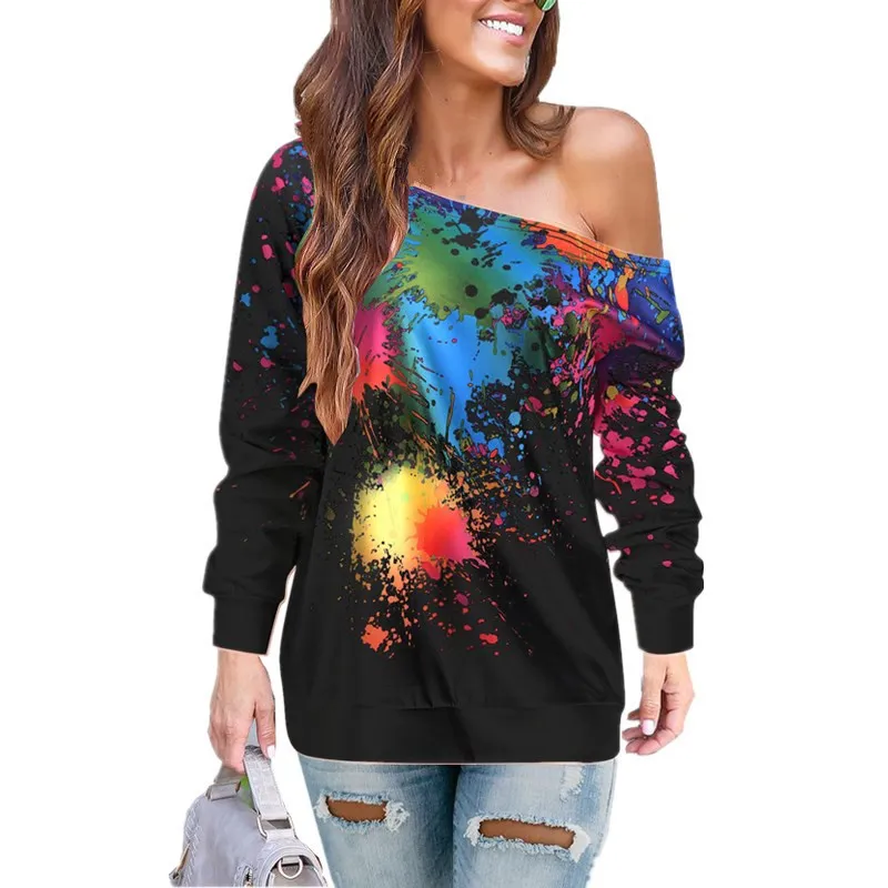 one shoulder oversized shirt