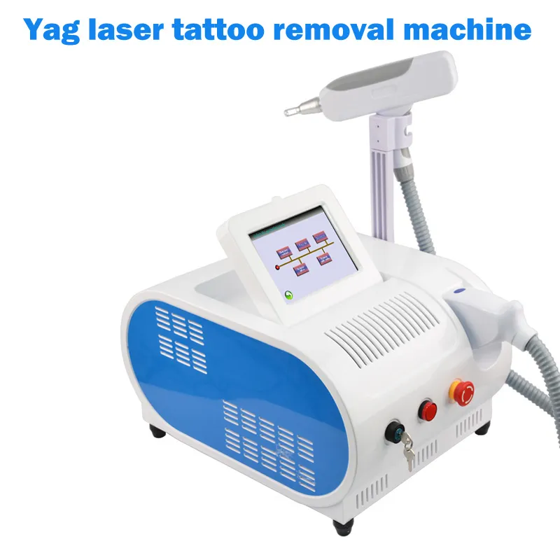 Portable YAG Laser Picolaser 532nm 1064NM1320nm Maszyna do usuwania tatuażu do usuwania pigmentu usuwanie brew