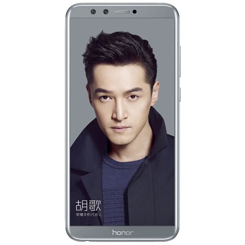 Originele Huawei Honor 9 Lite 4G LTE MOBIELE TELEFOON 4GB RAM 32GB 64 GB ROM KIRIN 659 Octa Core Android 5.65 "Volledig scherm 13.0mp OTG 3000 MAH Face ID Fingerprint Smart Mobiele Telefoon