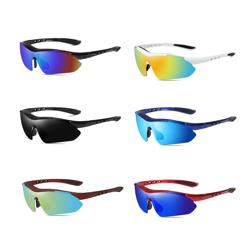 Yellow Polarized Night Vision Sports Sunglasses With Anti Glare