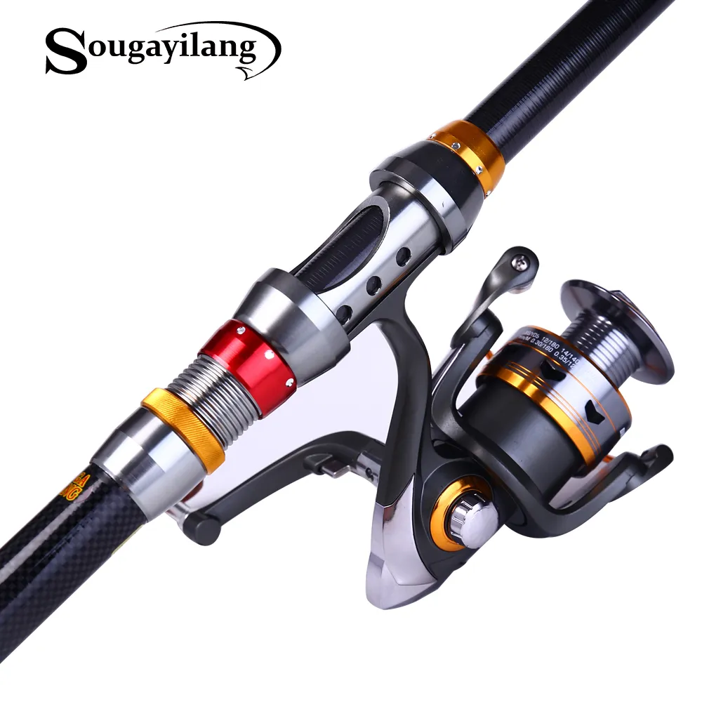 Sougayilang 1.8 3.6m Telescopic Fishing Rod And 11BB Fishing Reel Wheel  Portable Travel Fishing Rod Spinning Rod Combo From 41,33 €