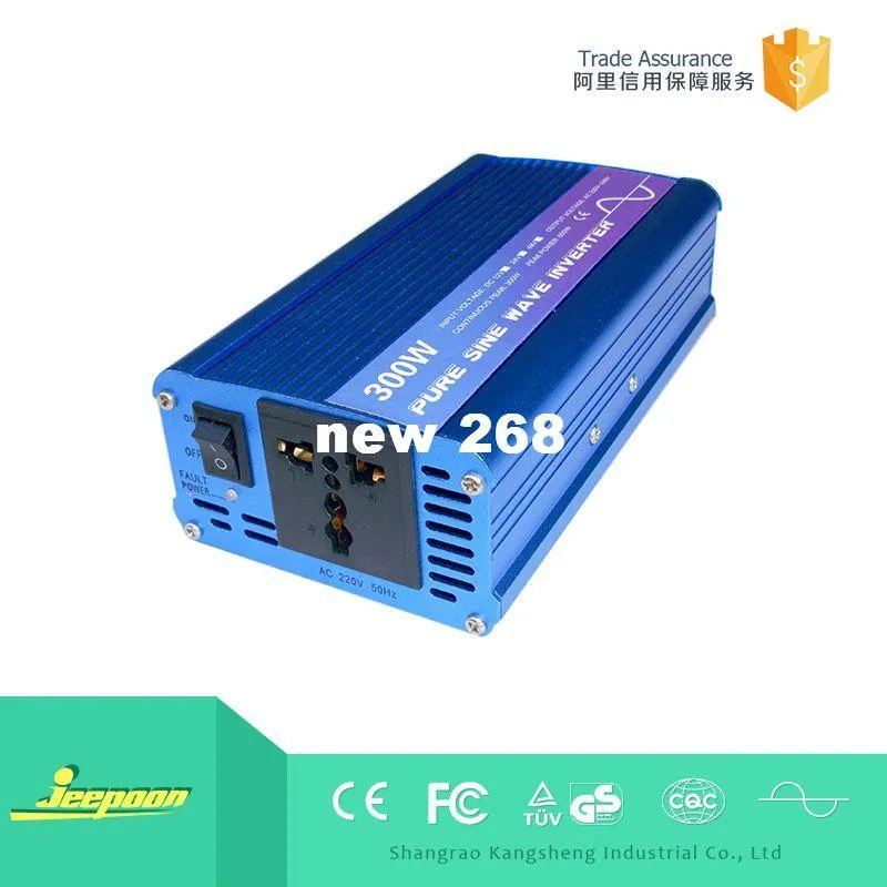 Freeshipping 300W PURE SINE WAVE POWER INVERTER DC 24V do AC 220V