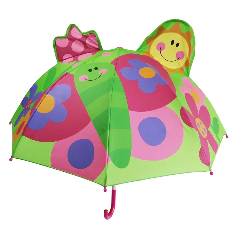 13 Styles Lovely Cartoon animal Design Umbrella For Kids children High Quality 3D Creative Umbrella baby Sun umbrella 47CM*8K C6128