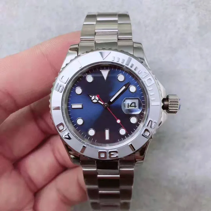 Mens Designer Rolx Factory Luxury Men Watch 116622 Toppkvalitet Automatisk rörelse 40mm Sapphire Dial Rostfritt Steel Watch Strap Gift x